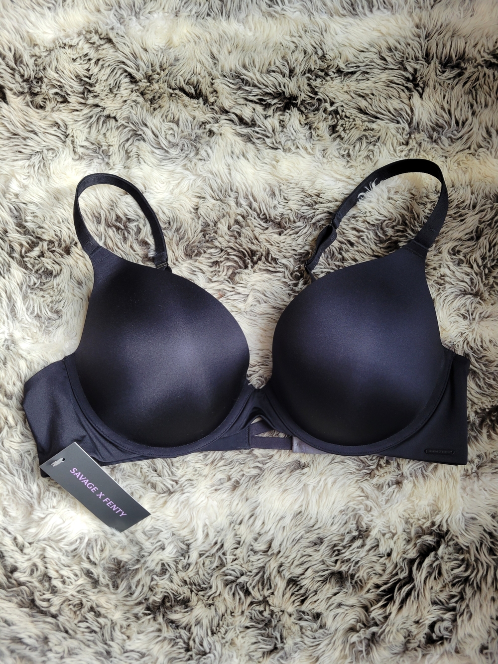 Savage X Fenty Women's Black Bra